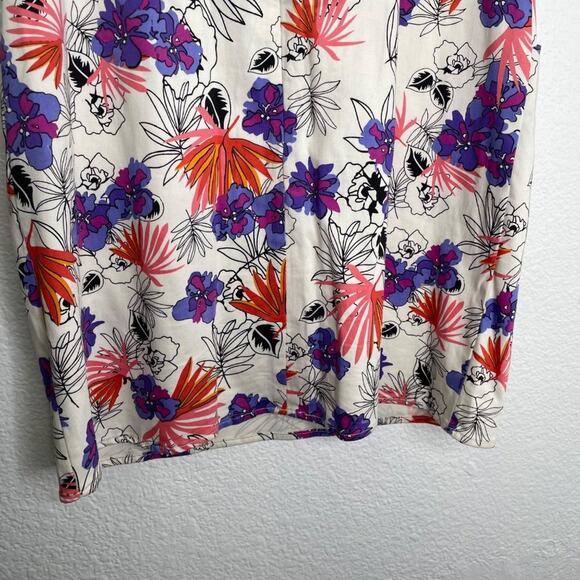 Francesca’s Womens Dress Size M Floral Strapless Sweetheart Neckline Mini - Picture 13 of 14